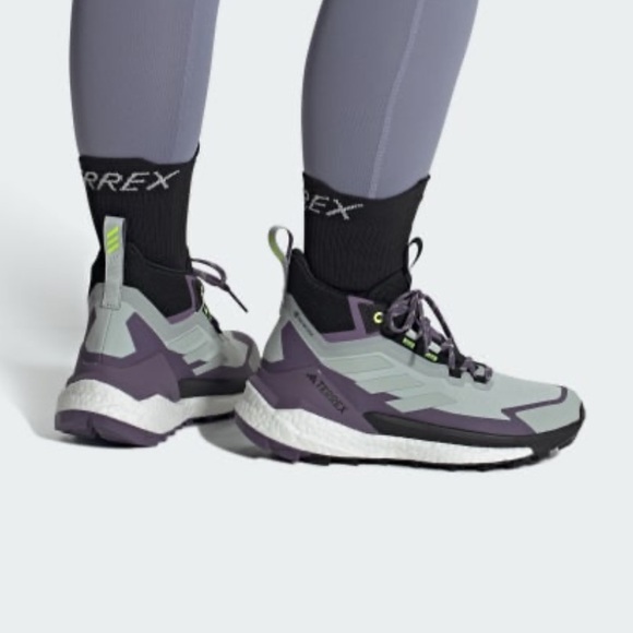 adidas Shoes - NWT Adidas Terrex Free Hiker 2 Gtx Women’s 8 Hiking shoes Purple Gray